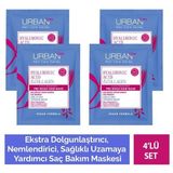 Urban Care Hyaluronic Acid & Collagen Saç Bakım Maskesi 4’lü Set