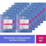 Urban Care Hyaluronik Asit&Kolajen Onarıcı Saç Bakım Maskesi 12'li Set Vegan İçerik