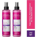 URBAN Care Intense Keratin Vegan Sıvı Saç Bakım Kremi 200 ML x 2 Aşırı Yıpranmış Cansız Saçlar İçin