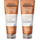 URBAN Care No.3 Bond Plex Yıpranma Karşıtı Saç Bakım Kremi 250 ml- Vegan (2 paketi)