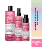Urban Care Parlaklık Verici Saç Bakım Seti 350 ml Şampuan 200 ml Süt Tüm Saç Tipleri İçin