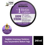Urban Care Saç Bakım Yağı 240 ml Vegan Biotin Kafein İçerikli Dökülme Karşıtı Hızlı Uzama Etkili
