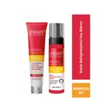 Urban Care Twisted Curls Hibiscus & Shea Butter Durulanmayan Bakım Kremi ve Elektriklenme Karşıtı Saç Bakım Köp