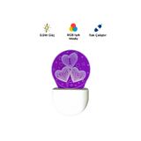 Urban Mood GL-33 3D Kalp LED Gece Lambası | USB Şarjlı, Renk Değiştiren, Dekoratif Işık
