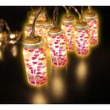 Urban Mood MS-64P Yıldızlı Dekoratif LED Işık 1,5 M Pembe