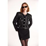 Urban Muse Payetli Siyah Ceket