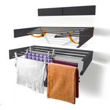 Urban Nouk Modern Çamaşır Kurutma Askısı 6 M. - 100 cm - Antrasit