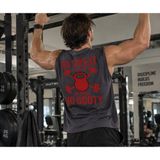 Urban Trend Store Baskılı Premium Kalite Sporcu Fitness Gym Tişört %100 Pamuk - Füme