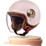 Urbhanna 3c Sertifikalı Kadın Erkek Açık Motosiklet Kaskı - Pembe (Yurt Dışından) - 54 - 61 cm