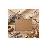 URDE Kişiselleştirilebilir 50 Adet Kraft Hediye ve Kargo Kartı Notu-8,2x5 cm-Çerçeveli Paketleme Kartı