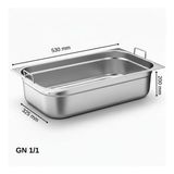 Üret Saplı Gastronom Küvet Gn 1/1 200 Mm 28 Lt