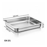 Üret Standart Gastronom Küvet Gn 2/1 40 Mm 10 Lt