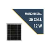 Uretech 12 Watt Monokristal Solar Güneş Paneli 36 Hücre 12 V