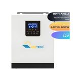 Uretech 1Kva 1Kw 1000 Watt W Tam Sinüs Akıllı İnverter 12V-220V İnvertör