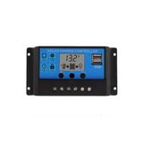 URETECH Güneş Paneli Akü Şarj Kontrol Cihazı 10 Ah Amper 2 Li Usb Çıkışlı Regülatör 10a - 12/24v