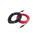 URETECH Mc4 Konnektörlü 4mm Solar Kablo Toplam 30 Metre 15 Metre Kırmızı 15 Metre Siyah