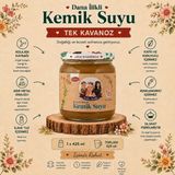 Üreten Anneler Dana Ilikli Kemik Suyu 425 ml Ağır Metal Analizli Doğal Kolajen Kaynağı - 425 gr