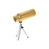 Üreticiniz 50X50 Panda Metal Gövde Tek Gözle Büyük Mercek Korsan Dürbün Gold