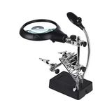 Üreticiniz Masa Üstü Mandallı ,2.5X90MM, 7.5X34MM Mercekli ,adaptörlu Işıklı Büyüteç - Çok Renkli - Düz - Standart