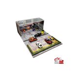 ÜRETİM 1/64 Ölçek Tokyo Garaj Araç Otoparkı Diorama Diecast Sergileme Standı Rafı Araba Garajı Oyuncak