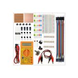 URETMAKER BREADBOARD TEMEL ELEKTRONİK DEVRE EĞİTİM SETİ + DT830D MULTİMETRE