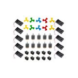 URETMAKER Motor Pervane Set 10 lu (Motor Pervane 2Li Pil Yuvası ON-OFF Anahtar) Uyumlu
