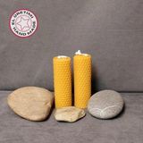 Uretti - Ayşe 7362 5571 El Yapımı 2'li Set Doğal Bal Mumu - 4 x 10 cm - Altın - 16 Adet