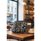 Uretti - Nazlı 4607 4273 El Yapımı Fırfır Model Kağıt İp Clutch Çanta / 15 x 20 cm