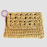 Uretti - Necla 4345 El Emeği Ile Yapılan Kağıt Ip Para Cüzdanı 9cm - Kahverengi