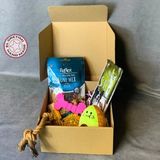 Uretti - Onur 7585 Peluş Oyuncak + Sesli Top + Kemirme Oyuncağı + Çekiştirme Ipi + Mama + Ödül Çubuğu + Sütlü Kemik Köpek Seti - 1 Adet - Yeşil