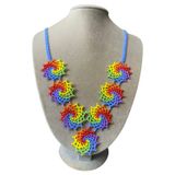 Uretti - Özlem 9422 0405 El Yapımı Renkli Uzun Kum Boncuk Kolye