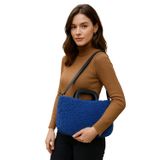 Uretti - Öznur 7392 0744 El Örgüsü Puffy İp Kadın Omuz Çantası / 22 cm x 39 cm