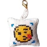 Uretti - Sibel 2453 1457 El Yapımı Öpücük Emoji Çanta Süsü/Anahtarlık