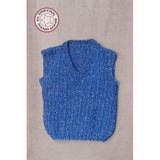 Uretti - Talia 8659 8114 El Örgüsü Lacivert Erkek Çocuk Süveter - 2 Yaş