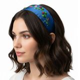 Uretti - Tülin 3528 6543 El Yapımı Brezilya Nakış İşlemeli Taç / Saç Aksesuarı - 43 cm
