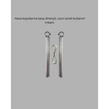 Urfakent 25X60 Balkon Askılığı Kare Demir Uyumlu Hava Dayanıklı Çamaşır Askısı