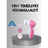 Urfakent 5 Başlıklı Yüz Masaj Aleti – Cilt Temizleme, Peeling, Siyah Nokta ve Gözenek Bakımı