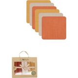 Urfakent 6'lı Müslin Mendil 20X20 cm 90106 Kiremit Bej Hardal
