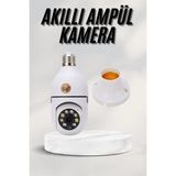 Urfakent Akıllı Kamera Wifi Kamera Duylu Ampul Görünümlü 360 Derece Dönebilen Ev Kamerası