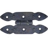 Urfakent Antika Tarz Dekoratif Pirinç Düğmeli Menteşe - 117X57 Mm, Oksit