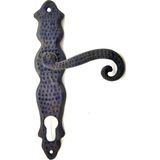 Urfakent Antika Tarz Dekoratif Pirinç Ferforje Oda Kapı Kolu - 210X43 Mm, Oksit