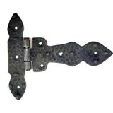 Urfakent Antika Tarz Dekoratif Pirinç Kuyruklu Düğmeli Menteşe No1 - 117X142 Mm, Oksit