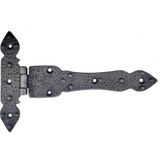 Urfakent Antika Tarz Dekoratif Pirinç Kuyruklu Düğmeli Menteşe No3 - 155X240 Mm, Oksit