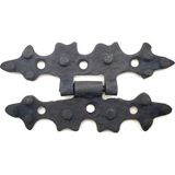 Urfakent Antika Tarz Dekoratif Pirinç Yıldız Menteşe - 84X44 Mm, Oksit