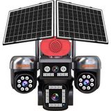 Urfakent AV-S446 4 Kameralı 3 Ptz'li 12MP Güneş Enerjili Akıllı Kamera - Çok Renkli