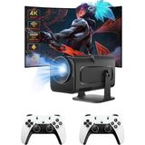Urfakent Çift Kollu Game Box Projeksiyon Cihazı Kumandalı Android Tv Dahili Hoparlör