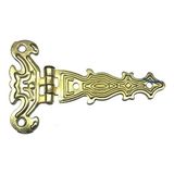Urfakent Dekoratif, Sac Tek Kuyruklu Menteşe - 40X68 Mm, Küçük, Sarı, 100 Adet