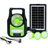 Urfakent GS-909 Bluetooth Radyo USB Güneş Paneli Dahil Solar Enerjili 3 Ampullü Şarjlı Spot Fener