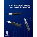 Urfakent Kablolu Hoparlör ve Kulaklıklar Için Bluetooth Adaptör | Mini Boy, Klipsli, Taşınabilir