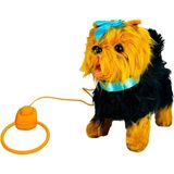 Urfakent PFT-B267 Peluş Tasmalı Yürüyen Köpek Mavi -Vrd